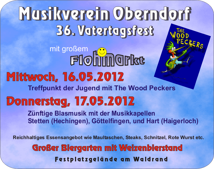 Vatertagfest 2011 Programm